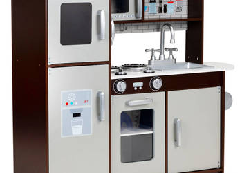 Kuchnia dla dzieci drewniana duża szafki lodówka ECOTOYS