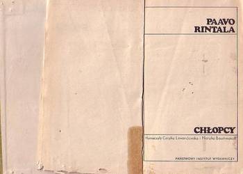 (0183) CHŁOPCY – PAAVO RINTALA