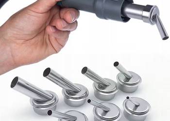 Dysze Hot Air Kątowe 7 Szt. | do Quick 861DW, Stal