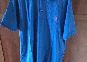 Niebieska koszulka polo U.S. Polo ASSN, stan NOWY, rozmiar 3XL