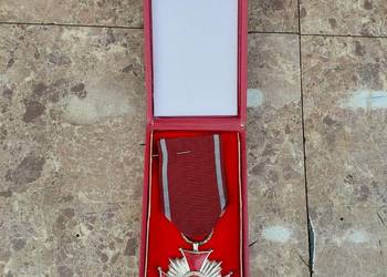 Medal odznaczenie srebrny krzyż zasługi PRL w pudełku