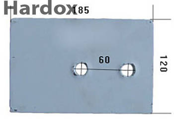 Płoza tylna HARDOX 80601/L części do pługa OVERUM