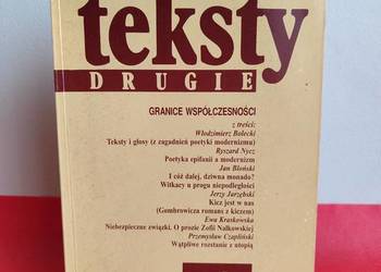 Teksty Drugie nr 4 (40) / 1996: Granice współczesności, IBL PAN