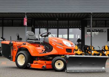 Traktorek kosiarka KUBOTA GR 2120 Diesel 4x4 PŁUG (031101.5) - Baras