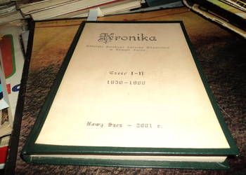 Kronika oddziału Polskiego Związku Filatelisów w Nowym Sączu [ unikat ]