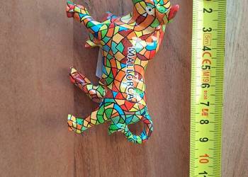 Mallorca Hiszpania Magnes byk kolorowy wzór w stylu Picasso Majorka