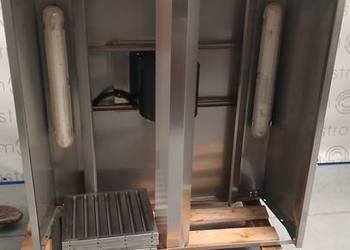 OKAP CENTRALNY TRAPEZOWY Z ŁAPACZAMI I WENTYLATOREM 280x120x45