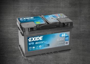 Akumulator Exide Start Stop EFB 65Ah 650A PRAWY PLUS