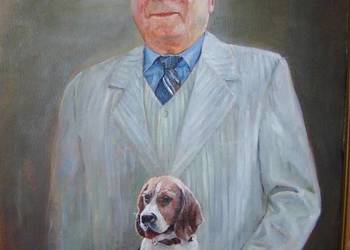 Portret olejny na podstawie zdjęcia