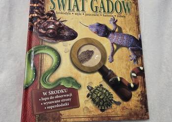 Książka dla dzieci „Świat Gadów” – Pod Lupą | Interaktywna