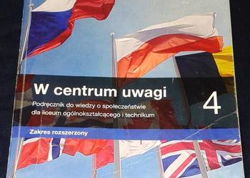 W centrum uwagi 4 - Podręcznik do WOS - Lucyna Czechowska, S. Drelich
