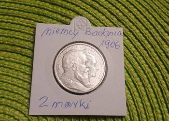 moneta srebrna Niemiec Badenia z 1906r