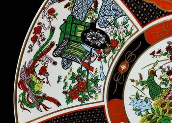 Porcelanowy Japoński Talerz Imari