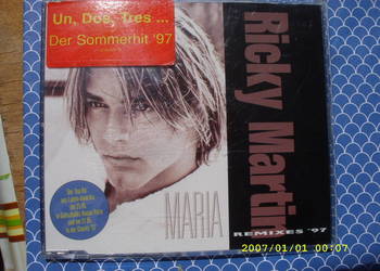 $ PLYTA CD.; RICKY MARTIN--MARIA  1990 R.