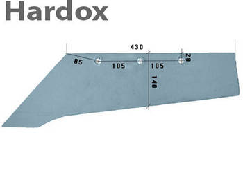 Lemiesz HARDOX 3333813/L M24SL M22AL części do pługa LEMKEN