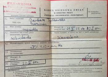 ( 822 ) Karta Obiegowa