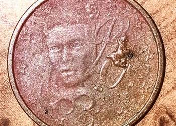 2 Euro cent Francja 2015 zRzadki destrukt