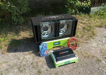 Tuba Skrzynia Basowa Subwoofer HIFONICS BRUTUS 800RMS Wzmacniacz RENEGADE