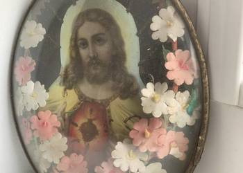 Stary Polski obrazek za szkłem