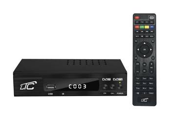 Tuner dekoder DVB-T-2 LTC TV naziemnej DVB507 z pilotem programowalnym