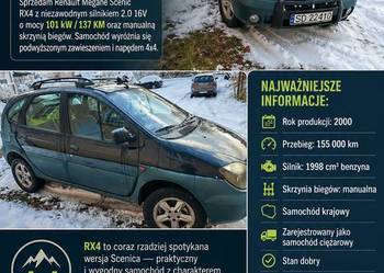 Renault Megane Scenic Rx4, przebieg 155tyś km