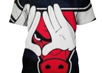 chicago byk czerwony koszulka t-shirt schlódna mezczyzna chicago chlopieca