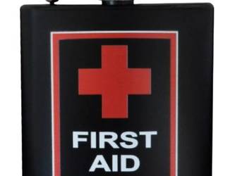 Czarna Piersiówka Gentelo 6 OZ ze Stali Nierdzewnej w Pudełku