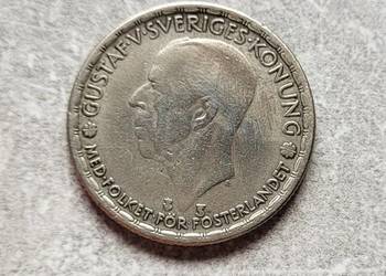 173) SZWECJA srebro - 1 Korona - 1947 r.