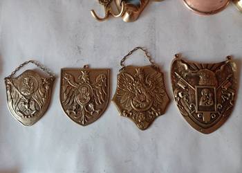 Ryngraf mosiężny, dewocjonalia. Mosiądz. Kolekcja.