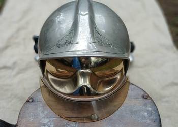 Francuski hełm strażacki hełm Gallet kolekcjonerski