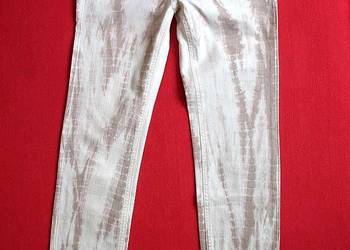 Spodnie - damskie - bawełna - jeans - 36 S - biodra 82 - 90 cm