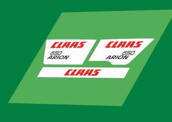 Naklejki Claas Arion 650 i inne modele super mocne zamienniki
