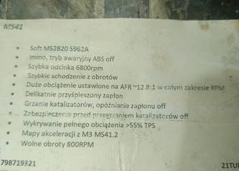 Silnik M52B20 części silnika z komputerem i wiązka