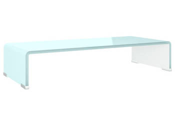 Podstawka pod monitor / TV zielone szkło 60x25x11 cm WM-244143