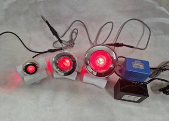 Dysza hydromasażu LED D 90mm 6 sz komplet + zasilacz + stero