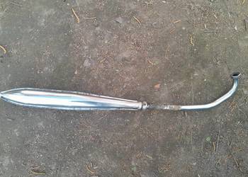 Romet Kadet oryginalny tłumik kolanko chrom