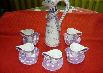 Porcelana Komplet dekoracyjny Koziołek