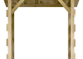 vidaXL Pergola ogrodowa z daszkiem, 100x90x100 cm(SKU:318379)