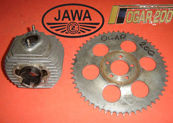 Jawa 50 Ogar 200 Romet cylinder ORYGINAŁ CZESKI zębatka napędowa Mustang