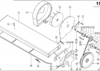 Claas Lexion 580 OBUDOWA ŁOŻYSKA 0007975290 (Kanał wciągający; dmuchawa od…