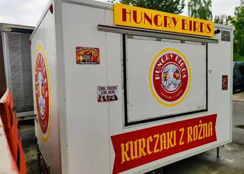 Przyczepa gastronomiczna - kurczak z rożna, food truck, gotowy biznes