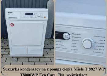 Suszarka kondensacyjna z pompą ciepła Miele T8000WP Eco Care, 7kg
