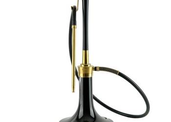 Oduman Cosmo Hookah | Gold Black Body & Black Glass Fajka Wodna Shisha