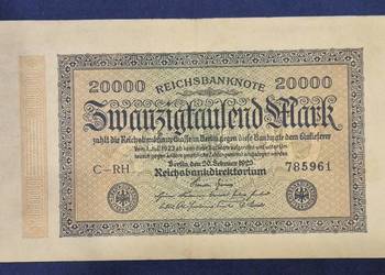 Niemcy banknot 20000 marek 1923