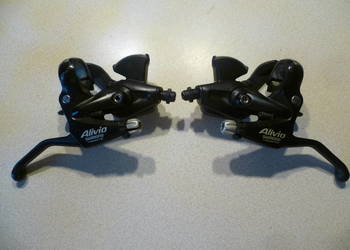 Klamkomanetki Shimano Alivio ST-MC20. 3x8, V-brake.