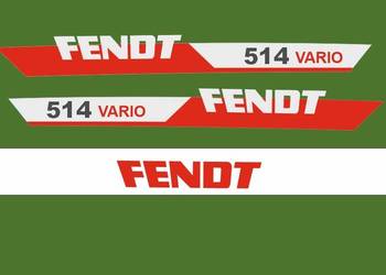 Naklejki fendt 514 vario super mocne