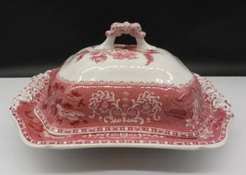 Antyczna Waza/teryna SPODE „Pink Camilla” – Vintage England