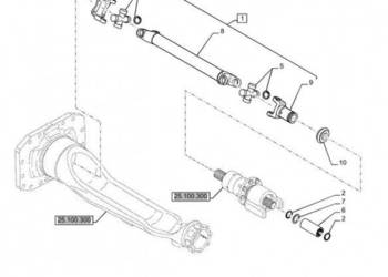 New Holland T6070 Wałek napędowy 84486152