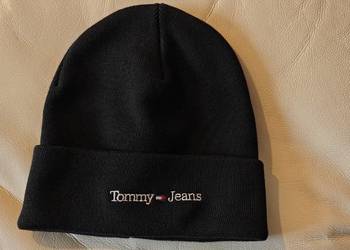 Tommy Hilfiger czapka zimowa czarna – oryginalna, unisex, one size, piękna!