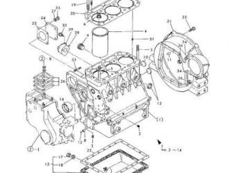 Yanmar 3T75 3T72 katalog części zamiennych